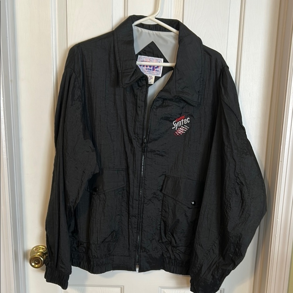 MVP Cor inc. Castrol Syntec windbreaker jacket. Size L